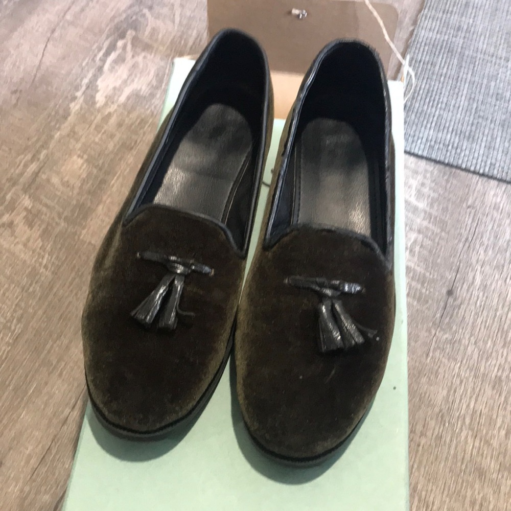 American apparel velvet loafer